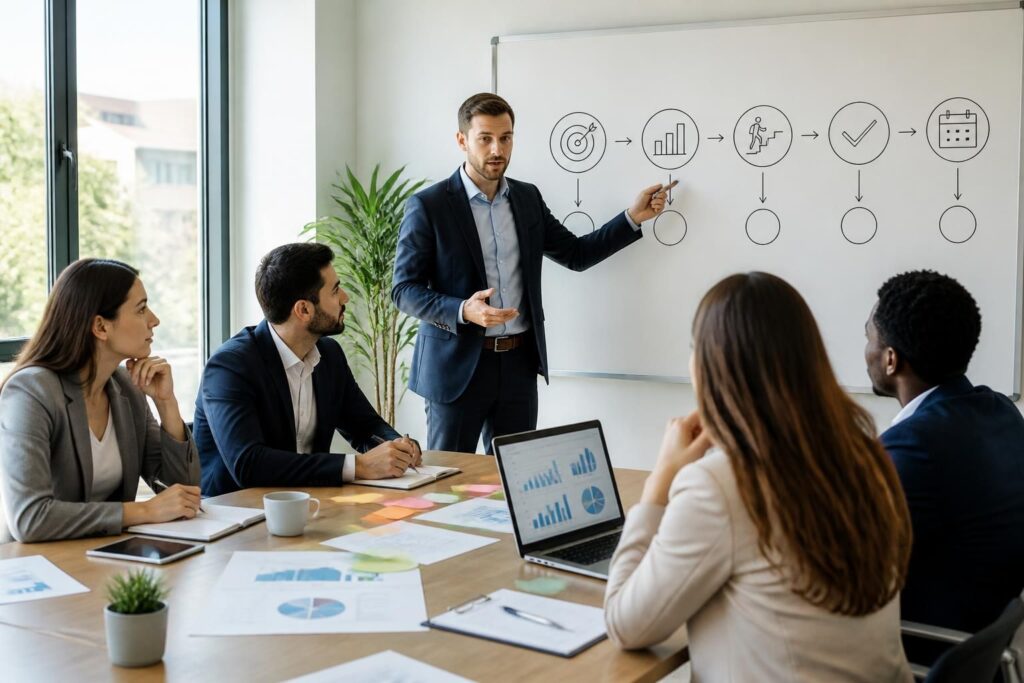 découvrez une définition claire de l'objectif et apprenez à les gérer efficacement grâce à la méthode smart, pour un management optimal et des résultats mesurables.