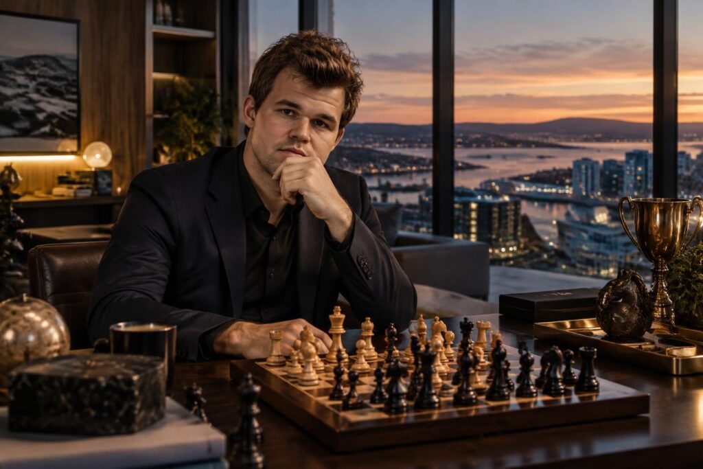 découvrez la fortune de magnus carlsen, champion d’échecs norvégien : ses revenus, ses gains en tournoi et les sources de son patrimoine.